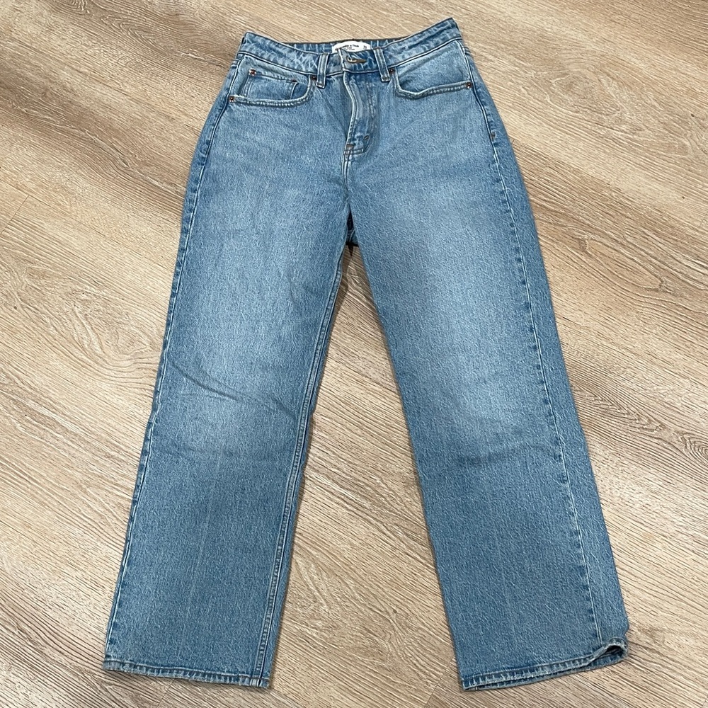 Abercrombie & Fitch Curve Love High Rise 90’s Jeans Short Length